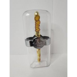 The Disney Store Winnie The Pooh Gold Colored Pen READ DESCRIPTION! Vintage